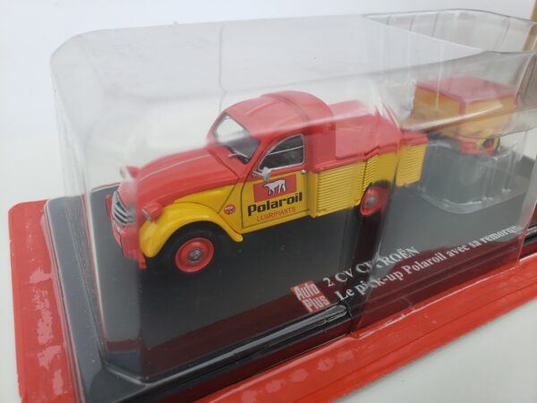 Citroën - 2 CV pick-up Polaroil avec remorque – Image 2