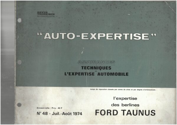 Auto Expertise N°48 - Juillet/Août 1974