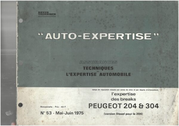 Auto Expertise N°53 - Mai/Juin 1975