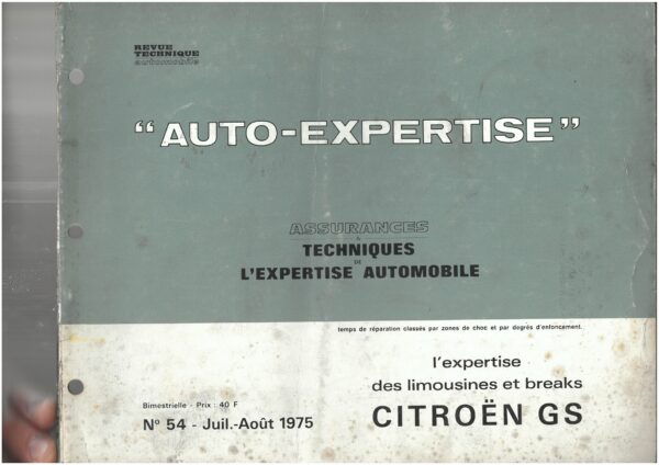 Auto Expertise N°54 - Juillet/Août 1975