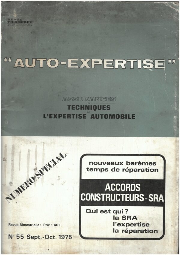 Auto Expertise N°55 - Septembre/Octobre 1975
