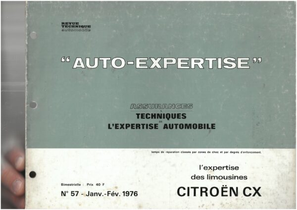 Auto Expertise N°57 - Janvier/Février 1976