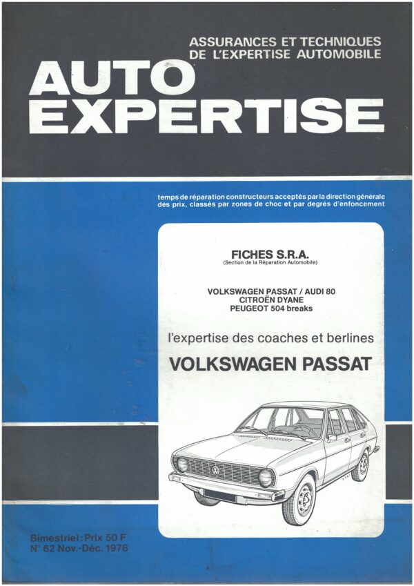 Auto Expertise N°62 - Novembre/Décembre 1976