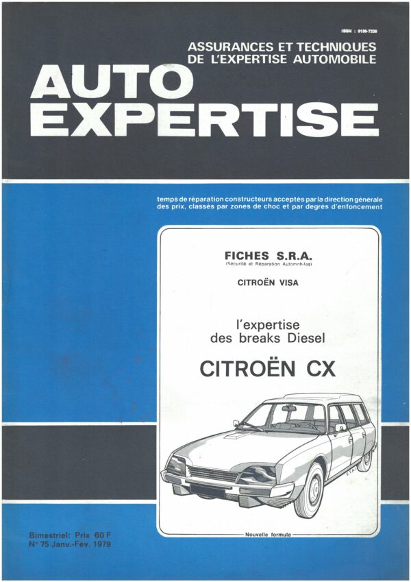 Auto Expertise N°75 Janvier-Février 1979