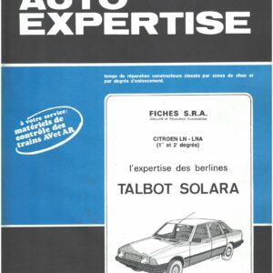 Auto Expertise N°86 - Novembre/Décembre 1980