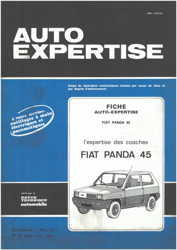 Auto Expertise N - Septembre/Octobre 1981