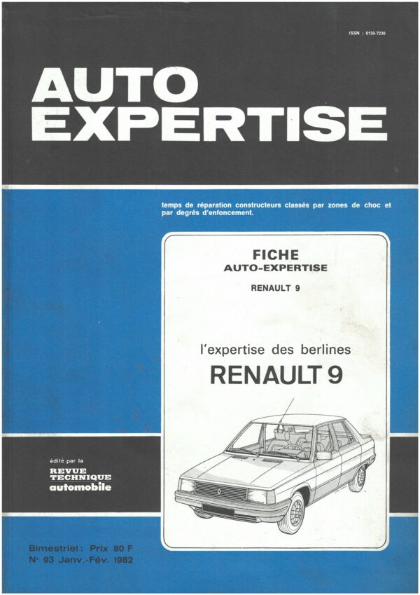 Auto Expertise N°93 - Janvier/Février 1982