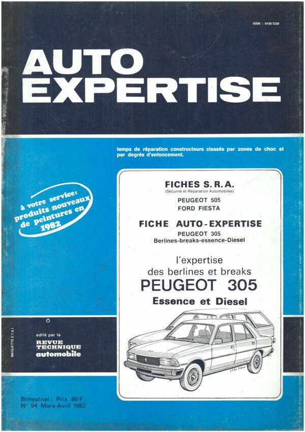 Auto Expertise N°94 - Mars/Avril 1982