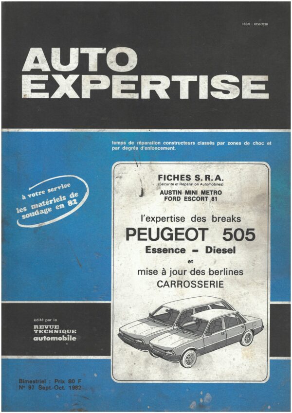 Auto Expertise N°97 - Septembre/Octobre 1982