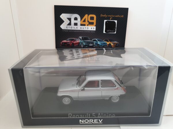 Renault 5 Alpine  1983 Grise 1/43 – Image 3