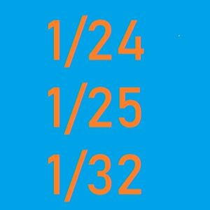Occasions 1/24 1/25 1/32