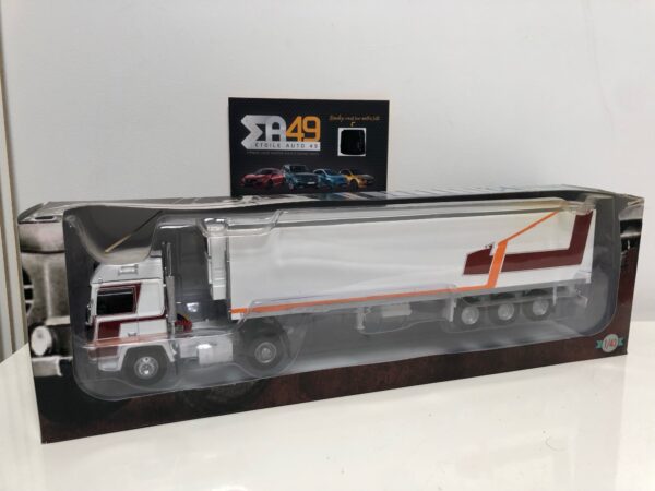 Miniature Camion Berliet 356 ch v8 Turbo Avec Semi Remorque 1/43