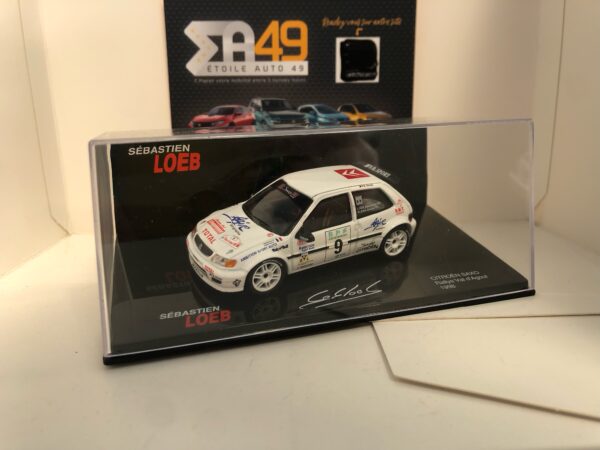 Miniature Citroën Saxo Rallye Val D'Agout 1998 1/43
