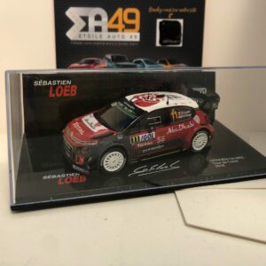 Miniature Citroën C3 WRC Tour de Corse 2018 1/43
