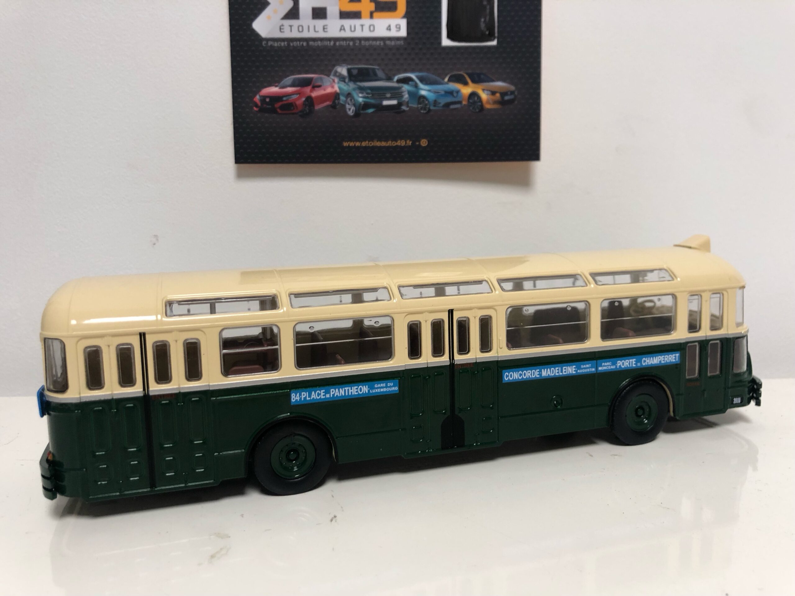 Miniature Ancien Bus Parisien RATP 1/43 – Etoile Auto49