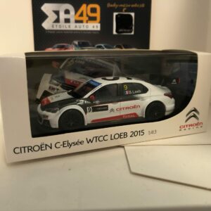 Miniature Citroën C-Elysée WTCC Loeb 2015 1/43