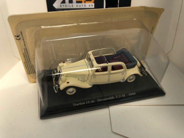Miniature Citroën Traction 15 six Découvrable E.D.M 1949 1/43 – Image 2