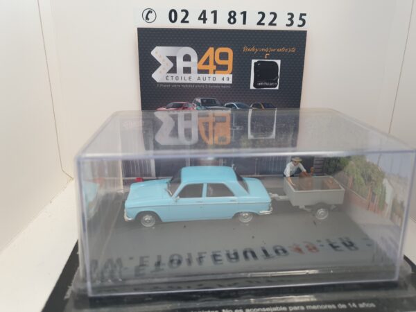 Peugeot 204 Paris Corbeil Essonnes - La remorque