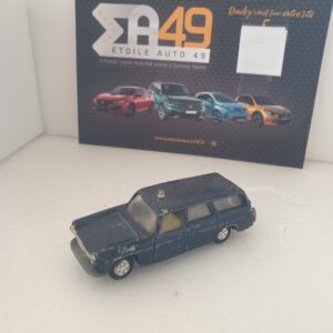Majorette rail route Peugeot 404 break bleue