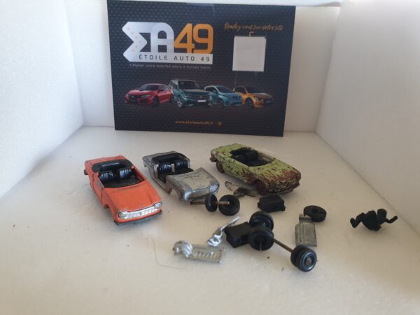 Lot de 3 Majorette 204 C 1/65