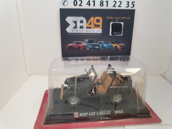 Jeep Wrangler CJ7 noire 1/43