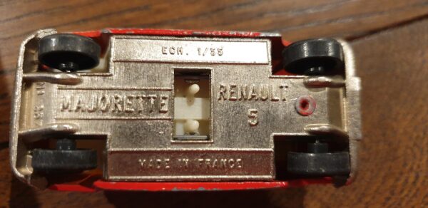 Majorette Renault 5  N° 257 1/55 Rouge – Image 5