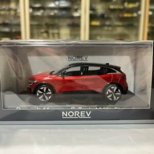 Renault Megane E-Tech 100% Electrique 2022 Rouge Flamme et Noir 1/43