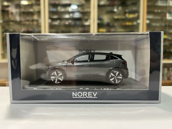Renault Megane E-Tech 100% Electrique 2022 Gris Schiste et Noir 1/43
