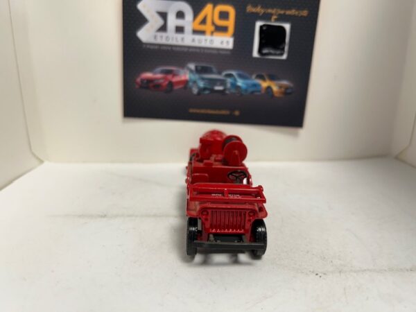 Jeep Willis Pompier avec sa remorque Solido 1/43 – Image 4