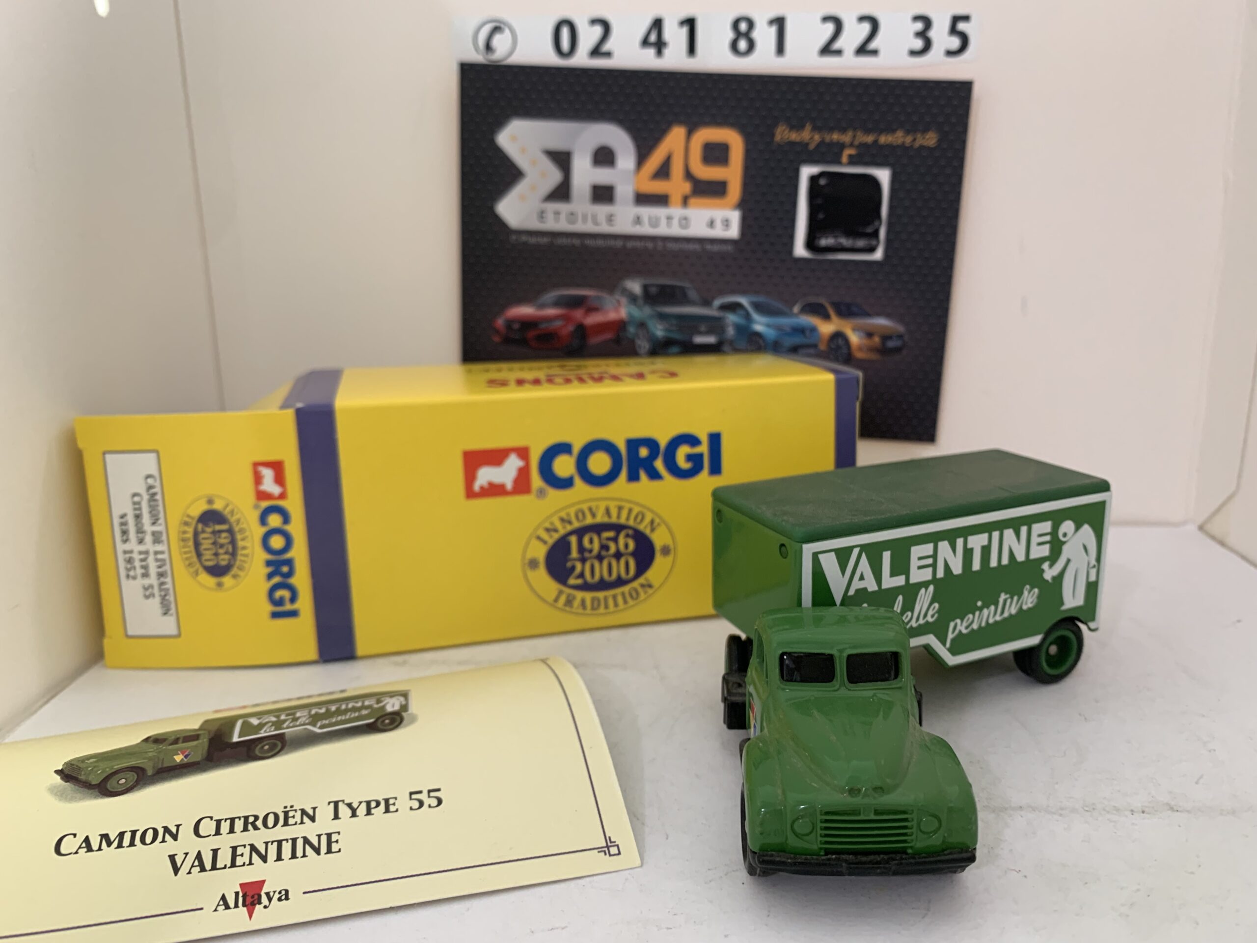 Camionnette Citroën Type 55 1952 - Valentine la belle peinture - Corgi 1/77 – Image 2