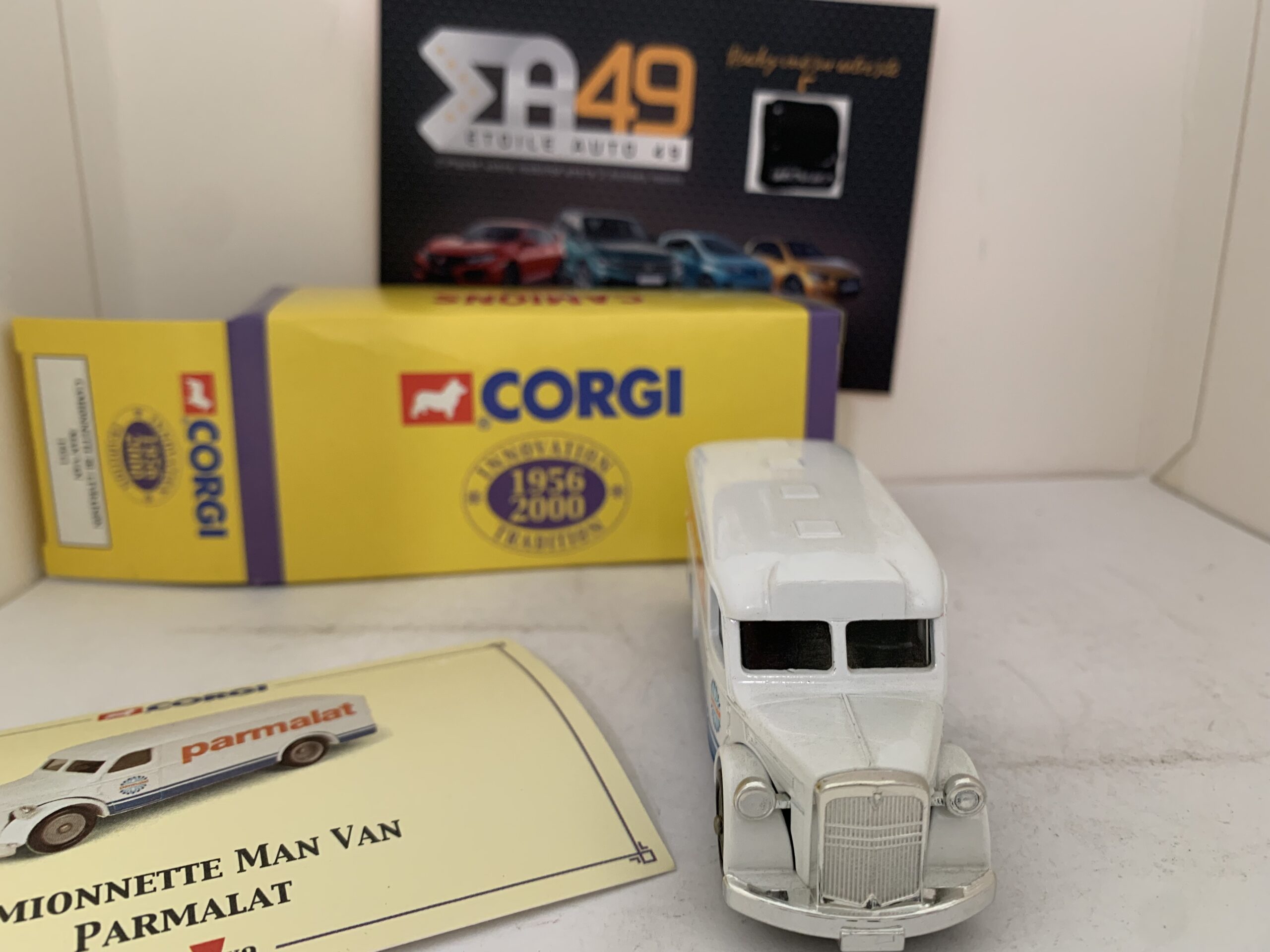 Modellino Die Cast CORGI Man Van Parmalat Camion D'Epoca 1/64 - Foto 4