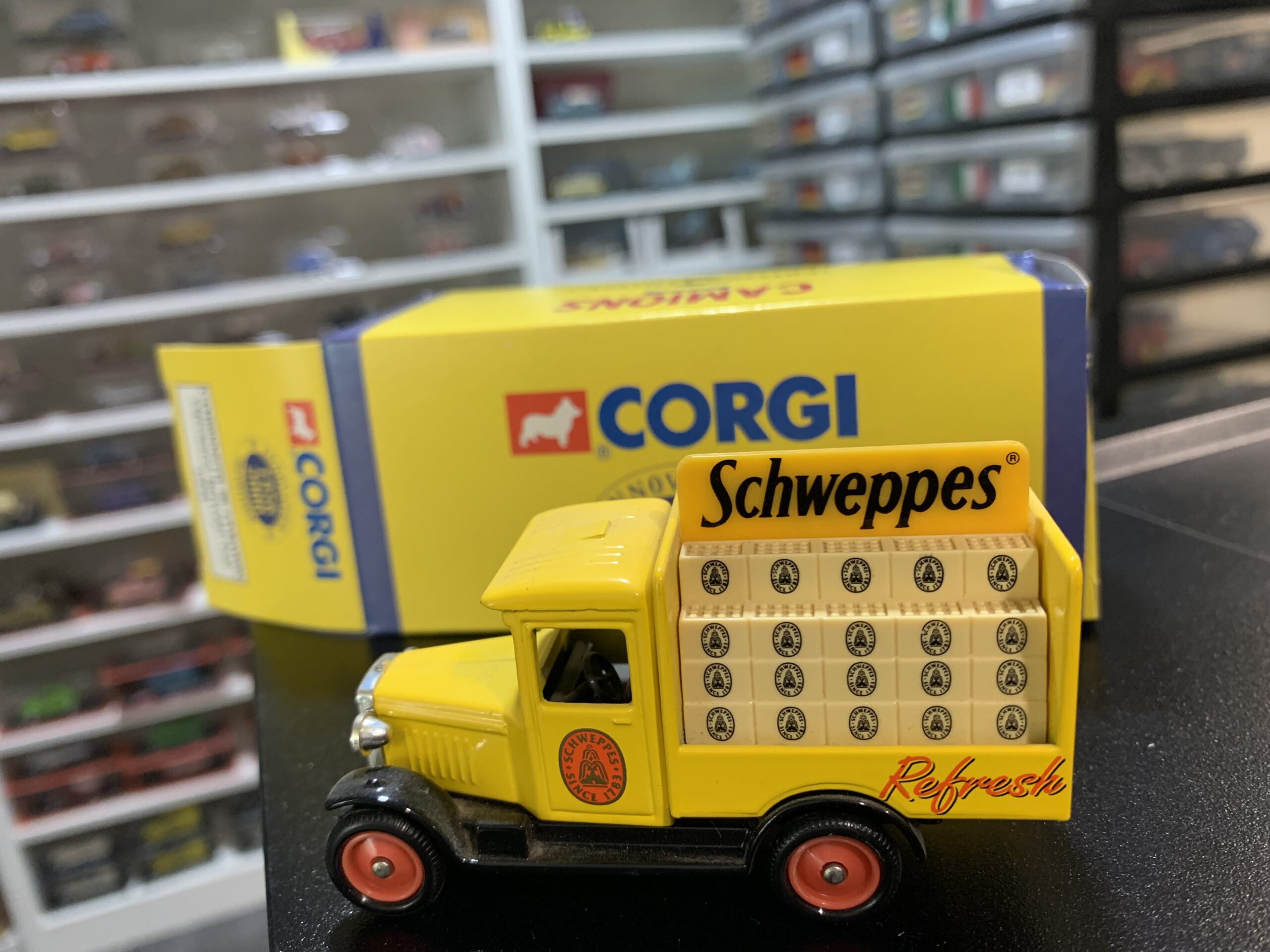 Camionnette Chevrolet Delivery Van 1934 - Schweppes - Corgi 1/55