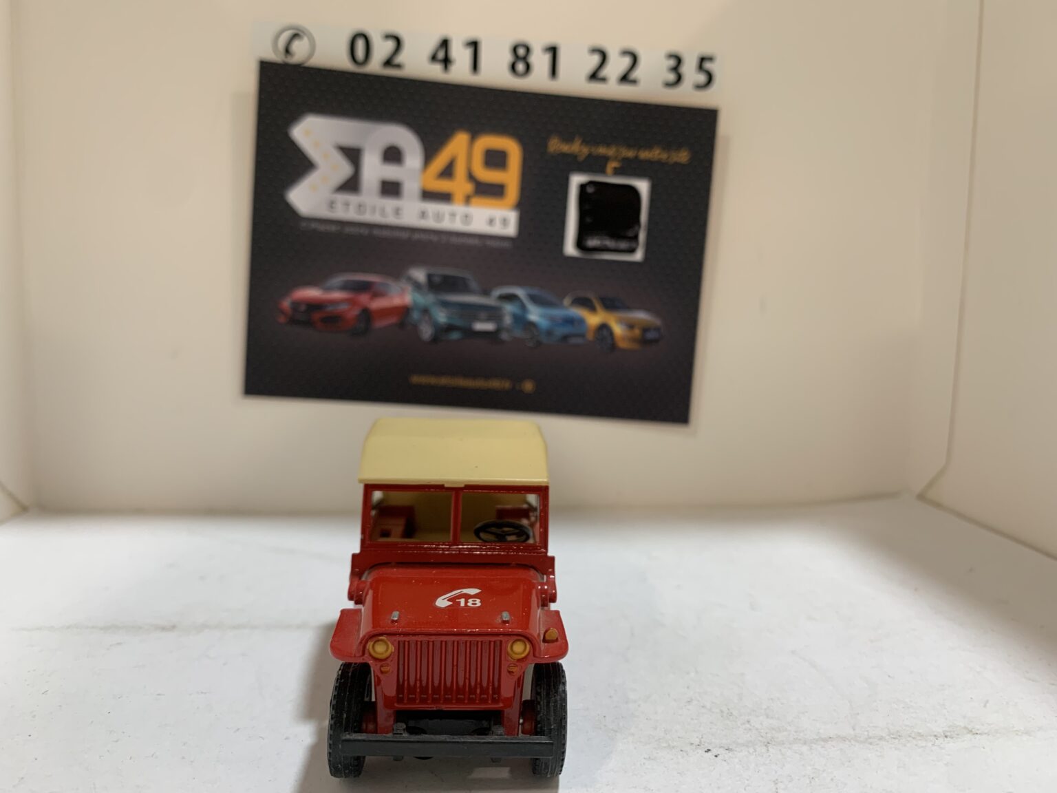 SOLIDO CAMION DE POMPIERS 1/43 JEEP WILLYS N84
