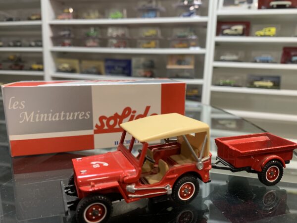 Jeep Willys Pompier Solido 1/43