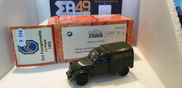 Citroen 2cv AZU La poste Norev 1/43