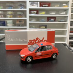 Peugeot 206 Incendie Secours 1998 Pompiers Norev 1/43