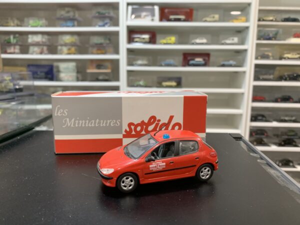 Peugeot 206 Incendie Secours 1998 Pompiers Norev 1/43