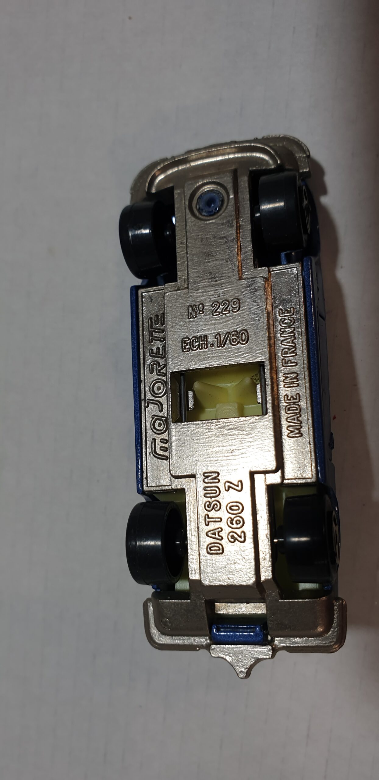 Datsun 260 Z Majorette 1/60 N°229 Bleue vitres vertes ( Très rare ) – Image 6