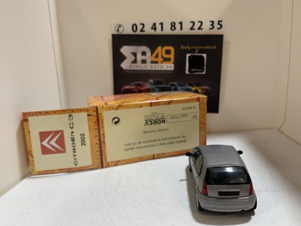 Citroen C3 2002 gris Norev 1/43 – Image 3