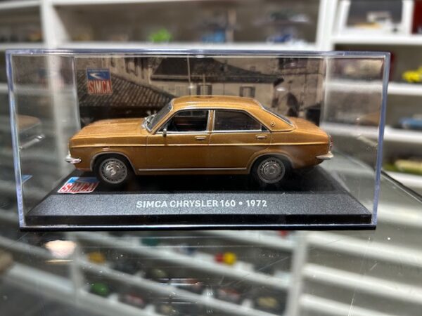 Simca Chrysler 160 1972 marron 1/43