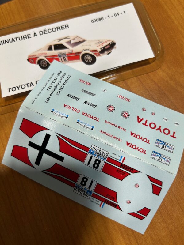 Toyota Célica Miniature à décorer 1/43 – Image 4