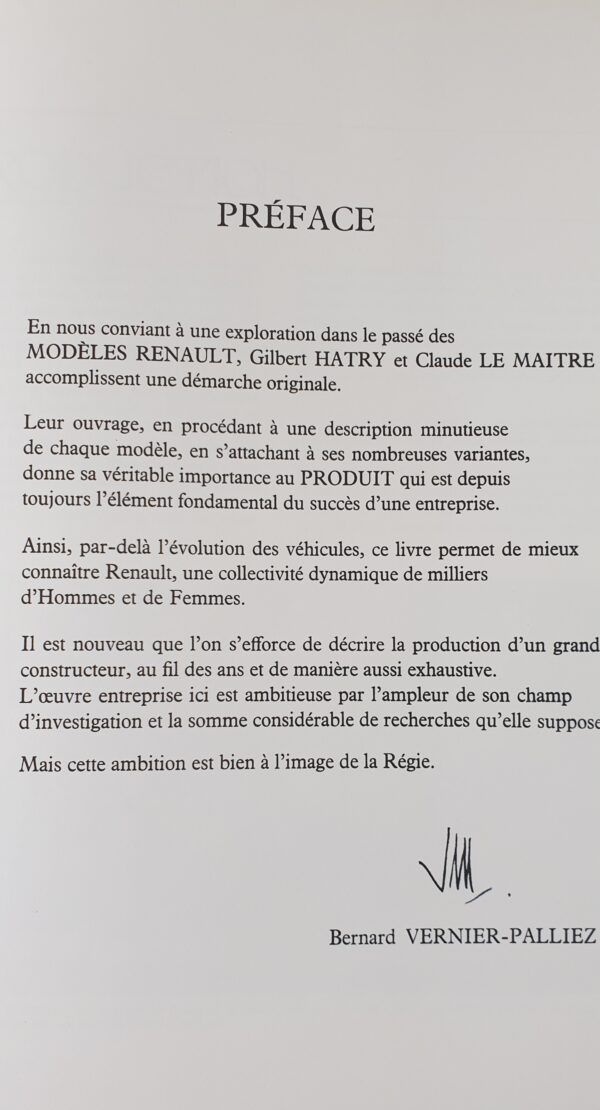Livre Dossiers Chronologiques Renault - 1924 1933 – Image 3