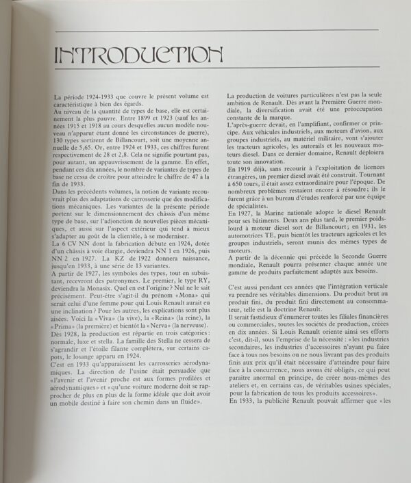 Livre Dossiers Chronologiques Renault - 1924 1933 – Image 4