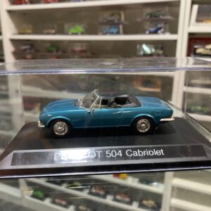 Peugeot 504 Cabriolet bleu 1/43