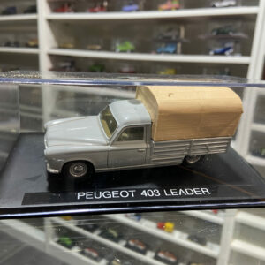 peugeot 404 leader pick-up bâché 1/43
