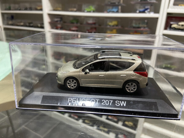 peugeot 207 sw beige métal 1/43