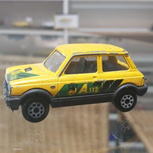 Majorette Autobianchi A112 Jaune logo 1/53 n°270