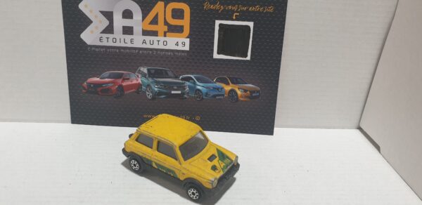 Majorette Autobianchi A112 Jaune logo 1/53 n°270 – Image 5