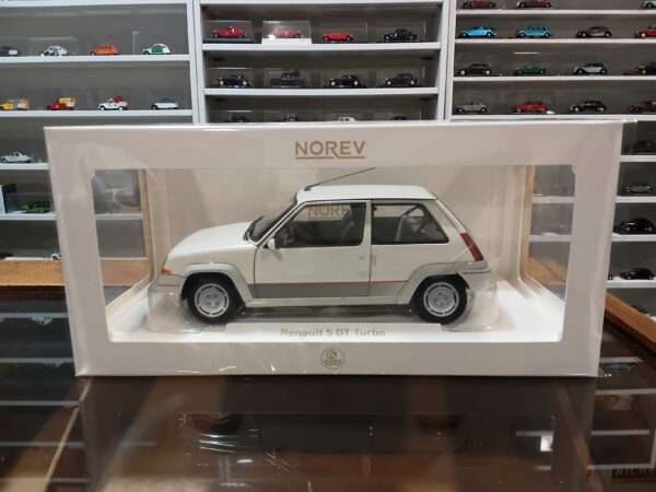 Renault Supercinq GT Turbo Ph1 1985 Givre nacré 1/18