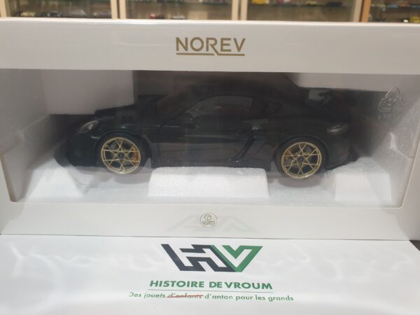 Porsche Cayman GT4 RS avec pack Weissach 2023 Brewster Green 1/18